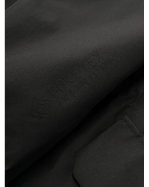 Woolrich Black Hooded Gore-Tex Parka Coat