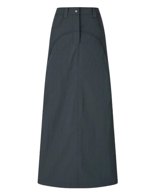 Studio Tomboy X Blue High-Waisted A-Line Maxi Skirt