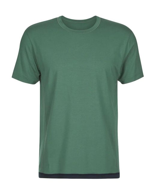Calida Green Crew-Neck T-Shirt for men