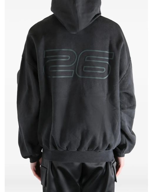 Fear Of God Black 90S Fleece Hoodie for men