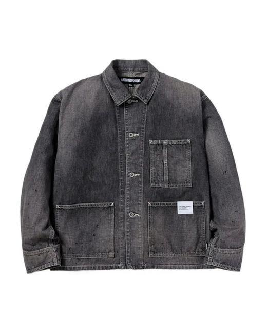 Giacca Denim Con Tasche di Neighborhood in Gray da Uomo