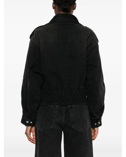 Isabel Marant Aneli ライダースジャケット Black