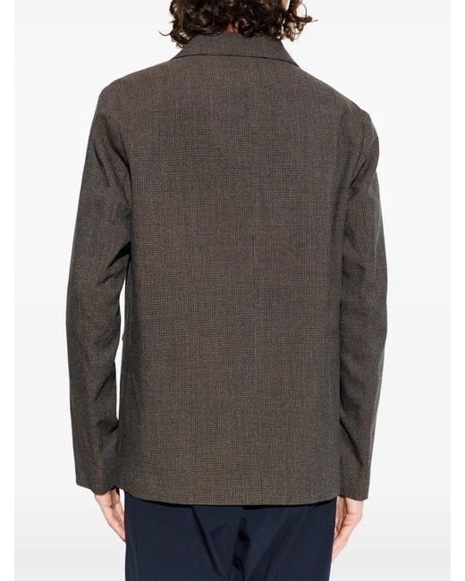 Paul Smith Gray Buttoned Wool Overshirt for men