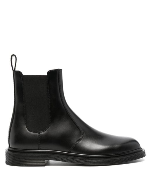 The Row Black Elastic Ranger Ankle Boots