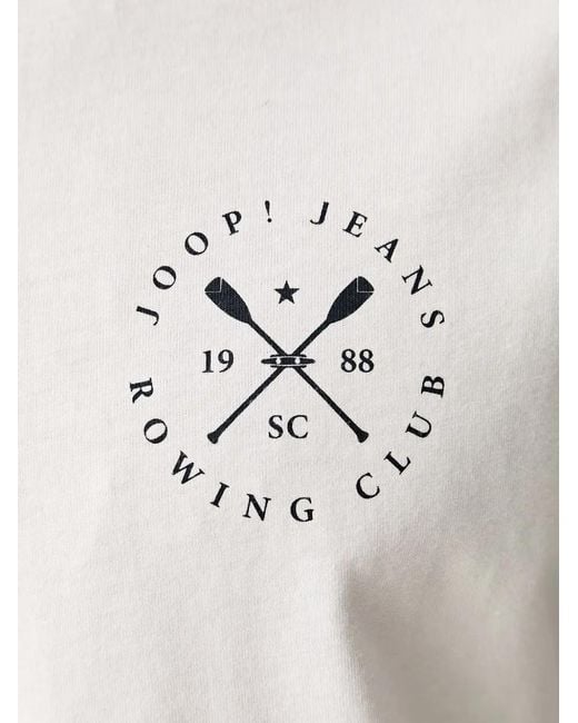 Joop! White Logo-Print T-Shirt for men