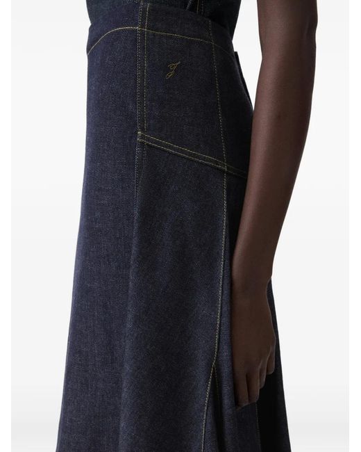 Jacquemus Blue The Lavoir De-Nîmes Denim Skirt