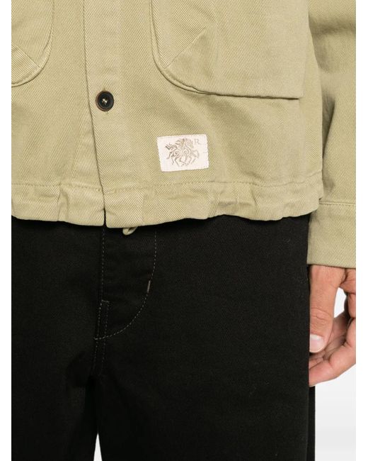 RANRA Natural Button-Fastening Flap-Pocket Jacket for men