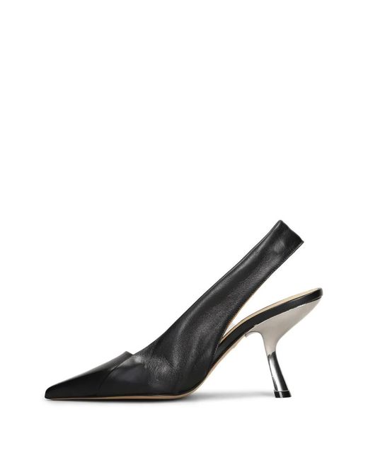 Alchimia Black Pointed-Toe Slingback Pumps