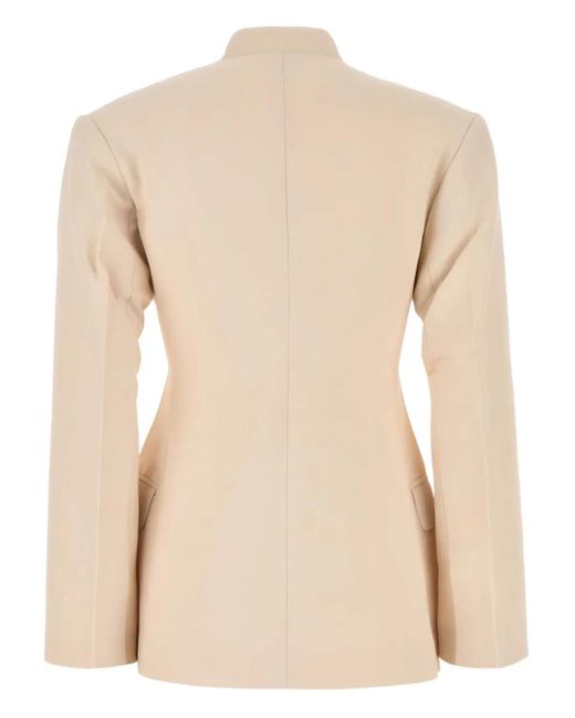 Co. Natural Double-Breasted Blazer