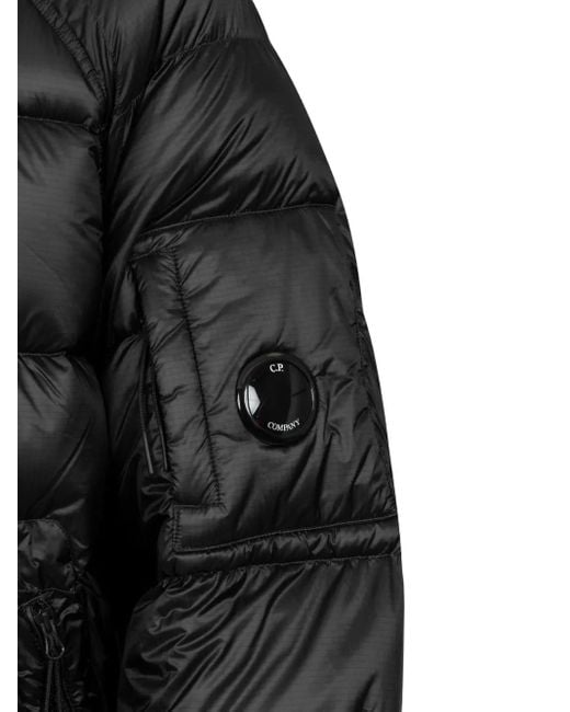 Chaqueta D.D. plumífero Shell con capucha C P Company de hombre de color Black