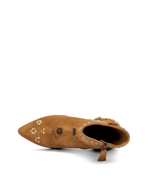 Frau Brown Bottines À Franges Cloutées
