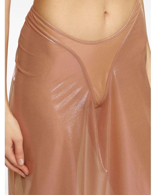 DIESEL Pink O-moni Midi Skirt