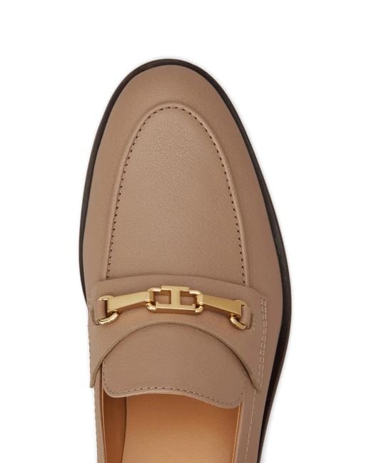 Tod's Brown Tone Hardware Loafers