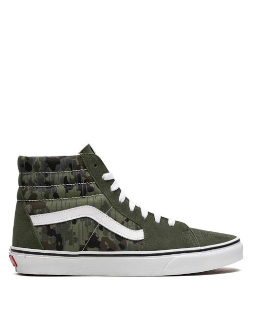 Vans Green Sk8-Hi "Rain Camo" Sneakers for men