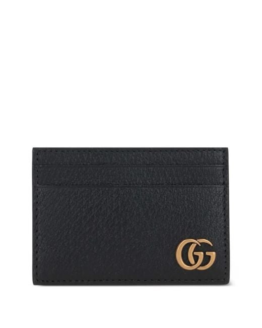 Cartera GG Marmont con clip para billetes Gucci de hombre de color Black