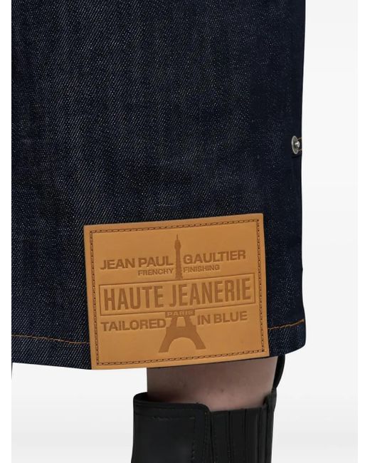 Jupe En Jean À Design Structuré Jean Paul Gaultier en coloris Blue