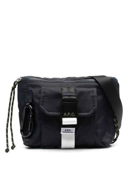 A.P.C. Gürteltasche Mit Logo-Patch in Black für Herren