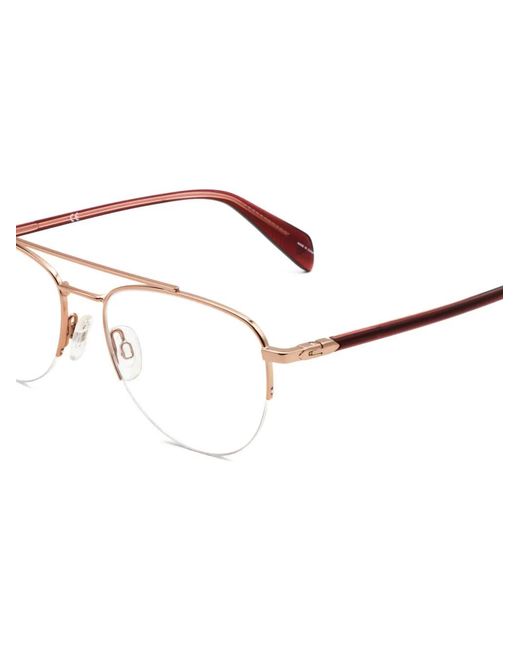 Rag & Bone White Pilot-Frame Glasses for men