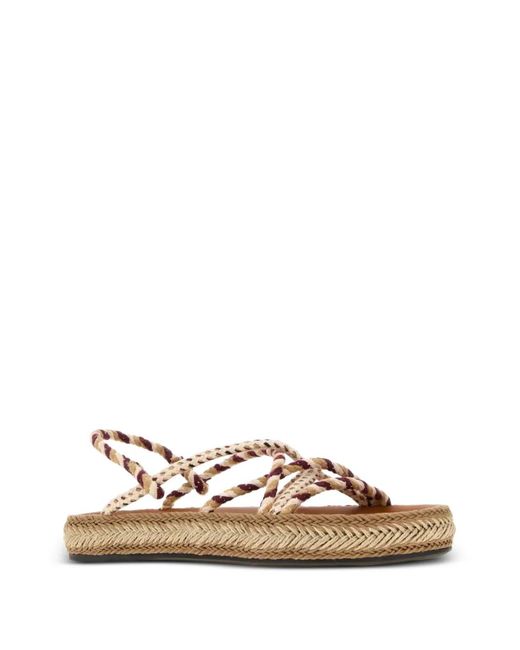Isabel Marant Multicolor Kitza Braided Flat Sandals