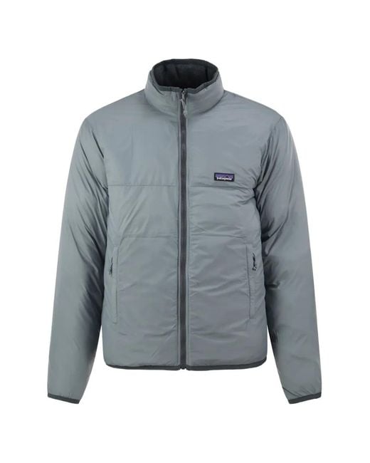 Patagonia Blue Reversible Recycled Nylon Down Jacket for men