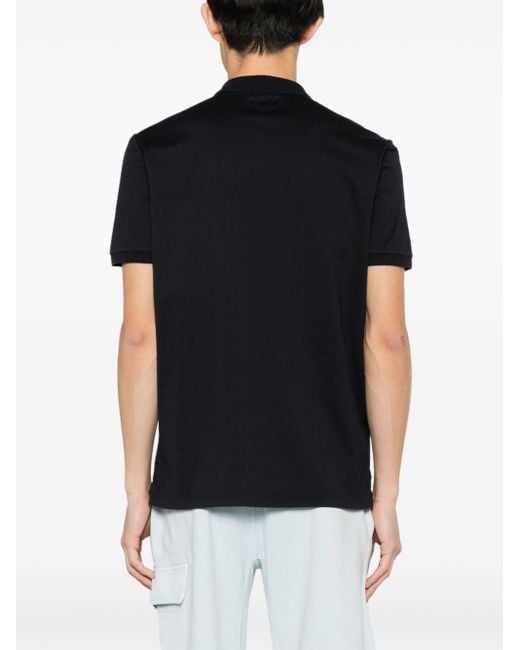 C P Company Black `70/2 Mercerized` Polo Shirt for men
