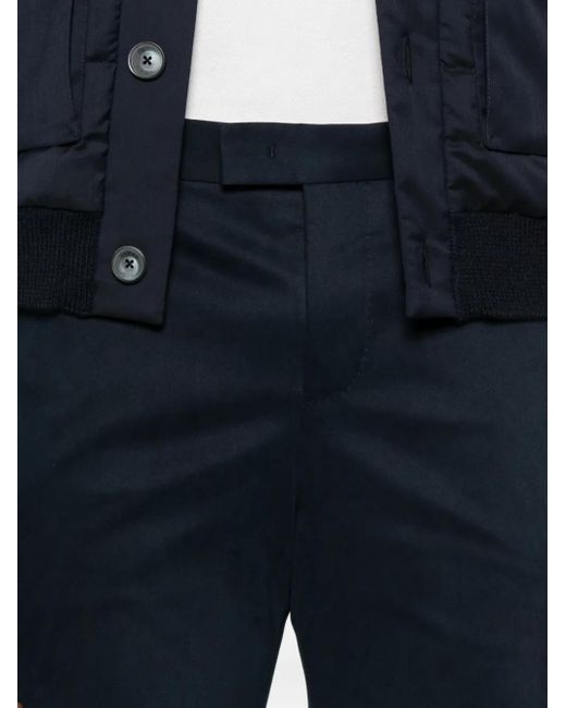PT Torino Blue Cuffed-Hem Chinos for men
