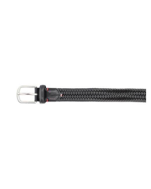 La Boucle White Lombardia Leather Belt for men