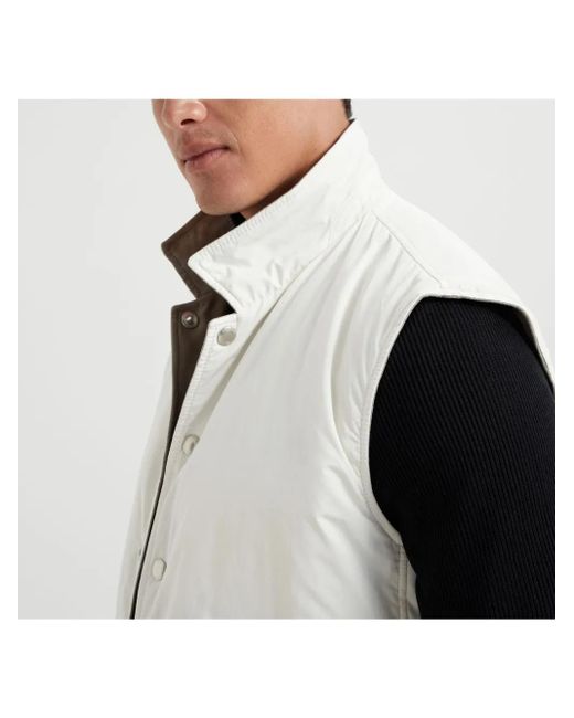 メンズ Brunello Cucinelli レザートップ Natural