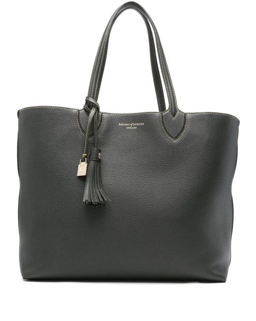 Aspinal Black Hudson Tote Tote Bag