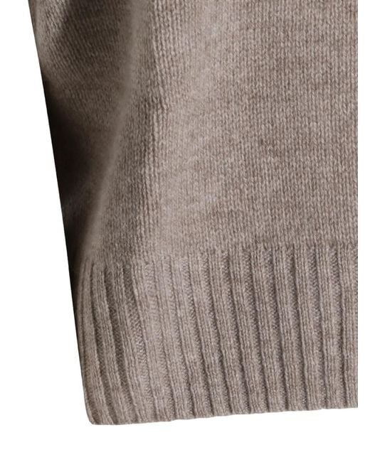 Allude Kasjmier Top in het Gray