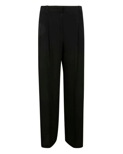 Incotex プリーツディテール パンツ Black