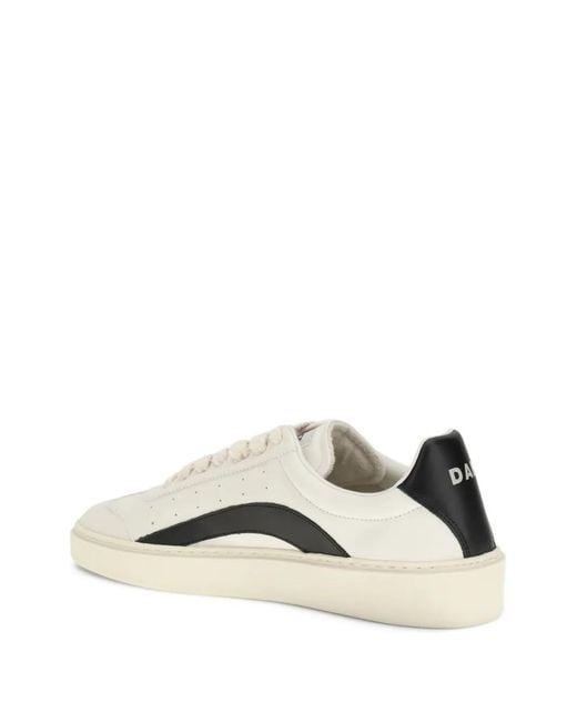 DSquared² Natural Rider Leather Sneakers for men
