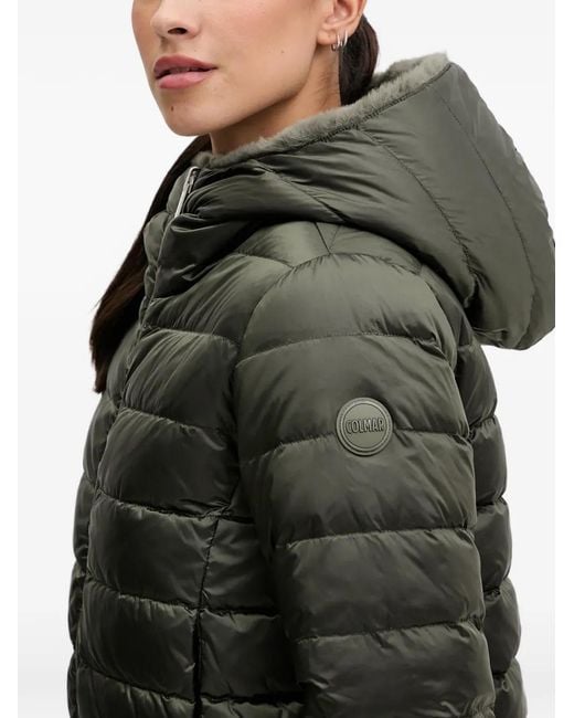Colmar Green Hooded Puffer Jacket