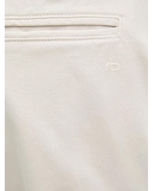 Rag & Bone White Short Chino À Logo Brodé for men