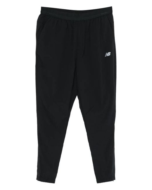 Pantalones de chándal con cinturilla elástica New Balance de hombre de color Black