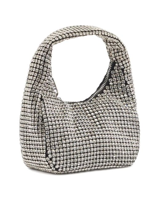 Liu Jo Gray Kristallverzierter Shopper