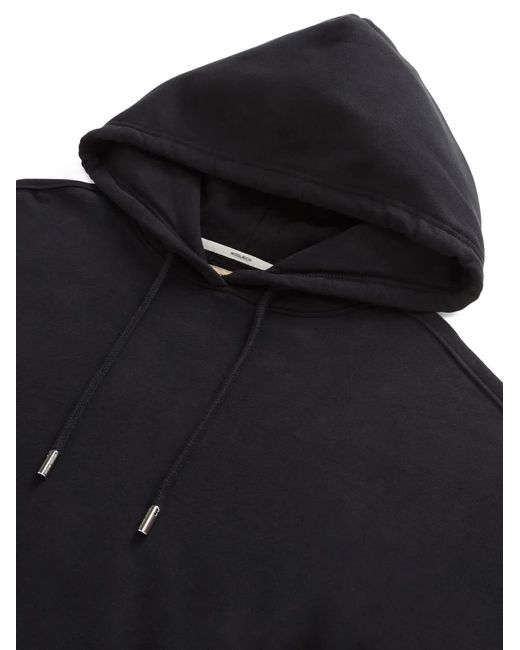 Woolrich Blue Logo Hoodie