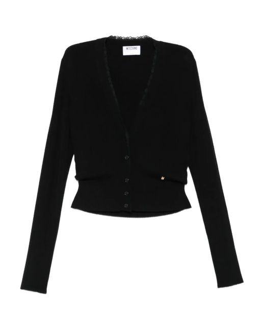 Moschino Black Wool Cardigan