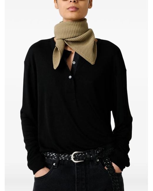 Rutas button blouse Studio Nicholson de color Black