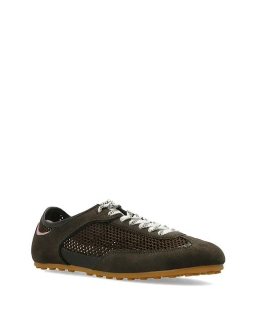 Paul Smith Black Samara Mesh Suede Sneakers