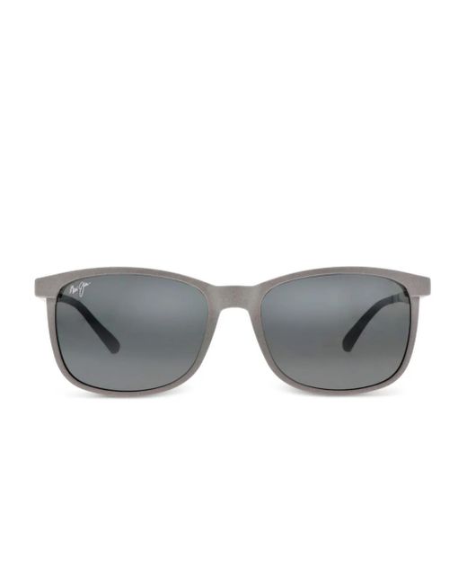 Maui Jim Gray Hulili Rectangle Sunglasses