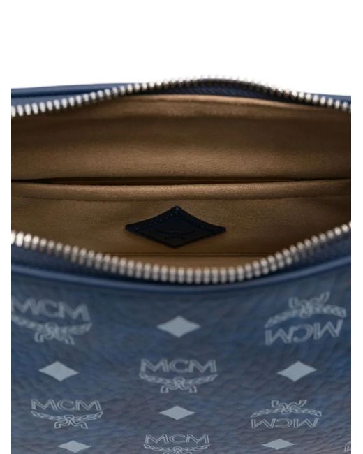 Borsa A Tracolla Aren Piccola di MCM in Blue