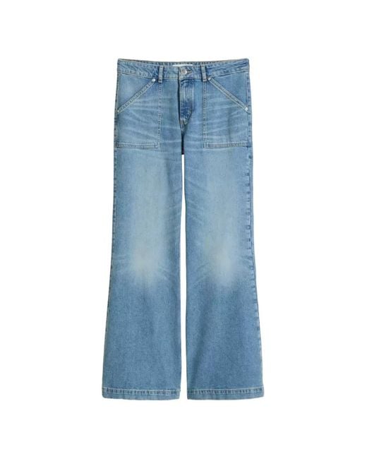 Marc O' Polo Blue Patch-Pocket Jeans