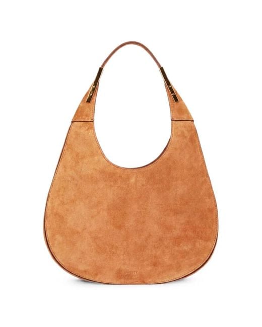 SAVETTE Brown Small Florence Shoulder Bag