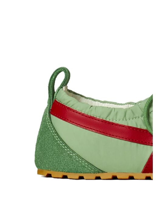 Tory Burch Green Hank Ballet Sneakers