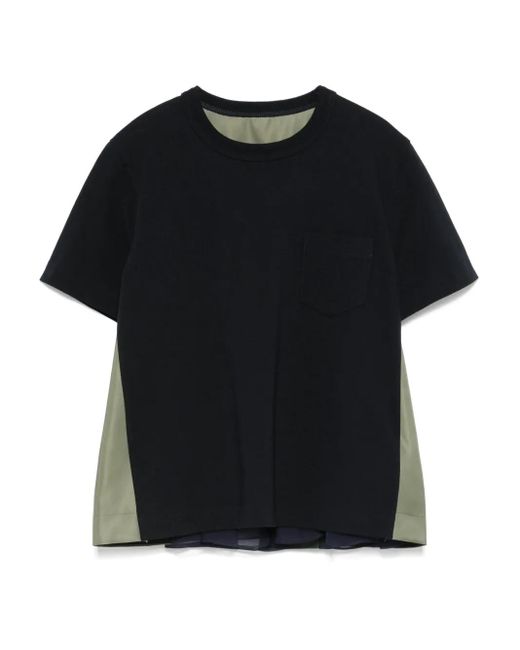 Sacai パネル Tシャツ Black