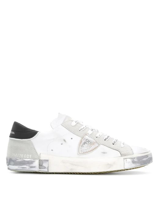 Philippe Model White Prsx Foxy Low-Top Sneakers for men