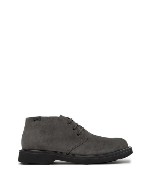 Camper Black Norman Suede Boots for men