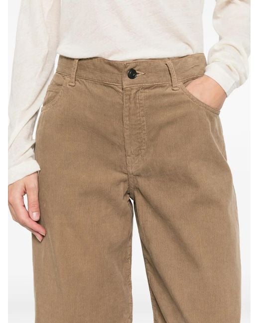 Pantalon Eglitta À Poches En Velours Côtelé The Row en coloris Natural