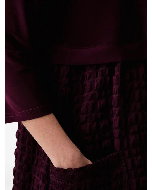 Joseph Ribkoff Textured Cowl-Neck Dress
